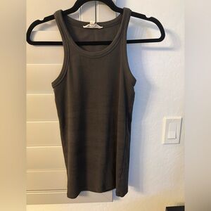 Lucky Brand Black Fitted Sleeveless Tank Top